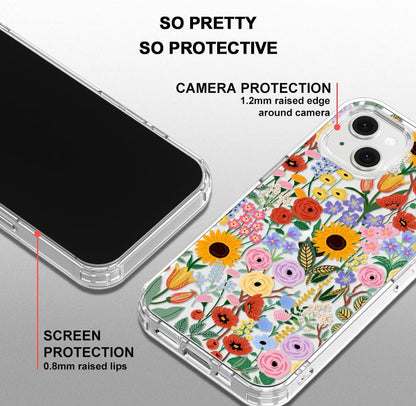 Case for iPhone 13 Pro Max, [Buffertech 6.6ft Military-Grade Drop Protection] [Anti Peel Off Tech] Clear TPU Bumper Phone Case Cover Design - Lemon - Colors D
