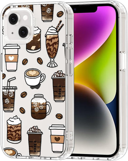 Case for iPhone 13 Pro Max, [Buffertech 6.6ft Military-Grade Drop Protection] [Anti Peel Off Tech] Clear TPU Bumper Phone Case Cover Design - Lemon - Colors D