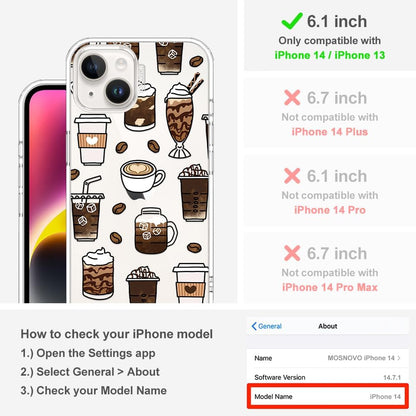 Case for iPhone 13 Pro Max, [Buffertech 6.6ft Military-Grade Drop Protection] [Anti Peel Off Tech] Clear TPU Bumper Phone Case Cover Design - Lemon - Colors D