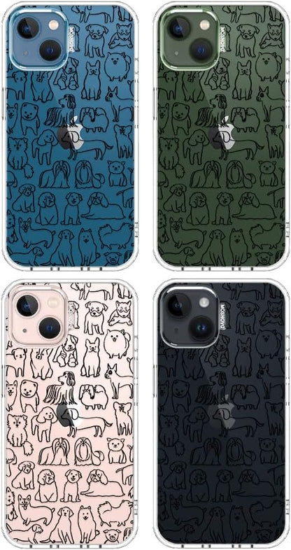 Case for iPhone 13 Pro Max, [Buffertech 6.6ft Military-Grade Drop Protection] [Anti Peel Off Tech] Clear TPU Bumper Phone Case Cover Design - Lemon - Colors D