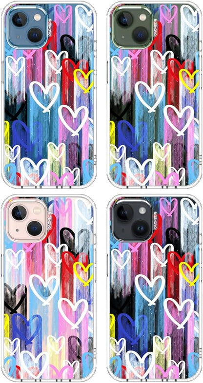 Case for iPhone 13 Pro Max, [Buffertech 6.6ft Military-Grade Drop Protection] [Anti Peel Off Tech] Clear TPU Bumper Phone Case Cover Design - Lemon - Colors D