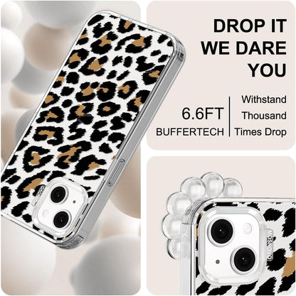 Case for iPhone 13 Pro Max, [Buffertech 6.6ft Military-Grade Drop Protection] [Anti Peel Off Tech] Clear TPU Bumper Phone Case Cover Design - Lemon - Colors D