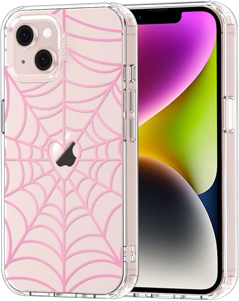 Case for iPhone 13 Pro Max, [Buffertech 6.6ft Military-Grade Drop Protection] [Anti Peel Off Tech] Clear TPU Bumper Phone Case Cover Design - Lemon - Colors D