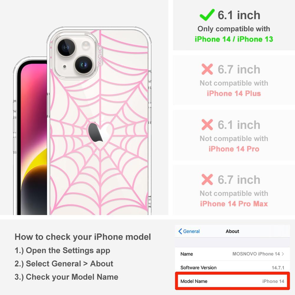 Case for iPhone 13 Pro Max, [Buffertech 6.6ft Military-Grade Drop Protection] [Anti Peel Off Tech] Clear TPU Bumper Phone Case Cover Design - Lemon - Colors D