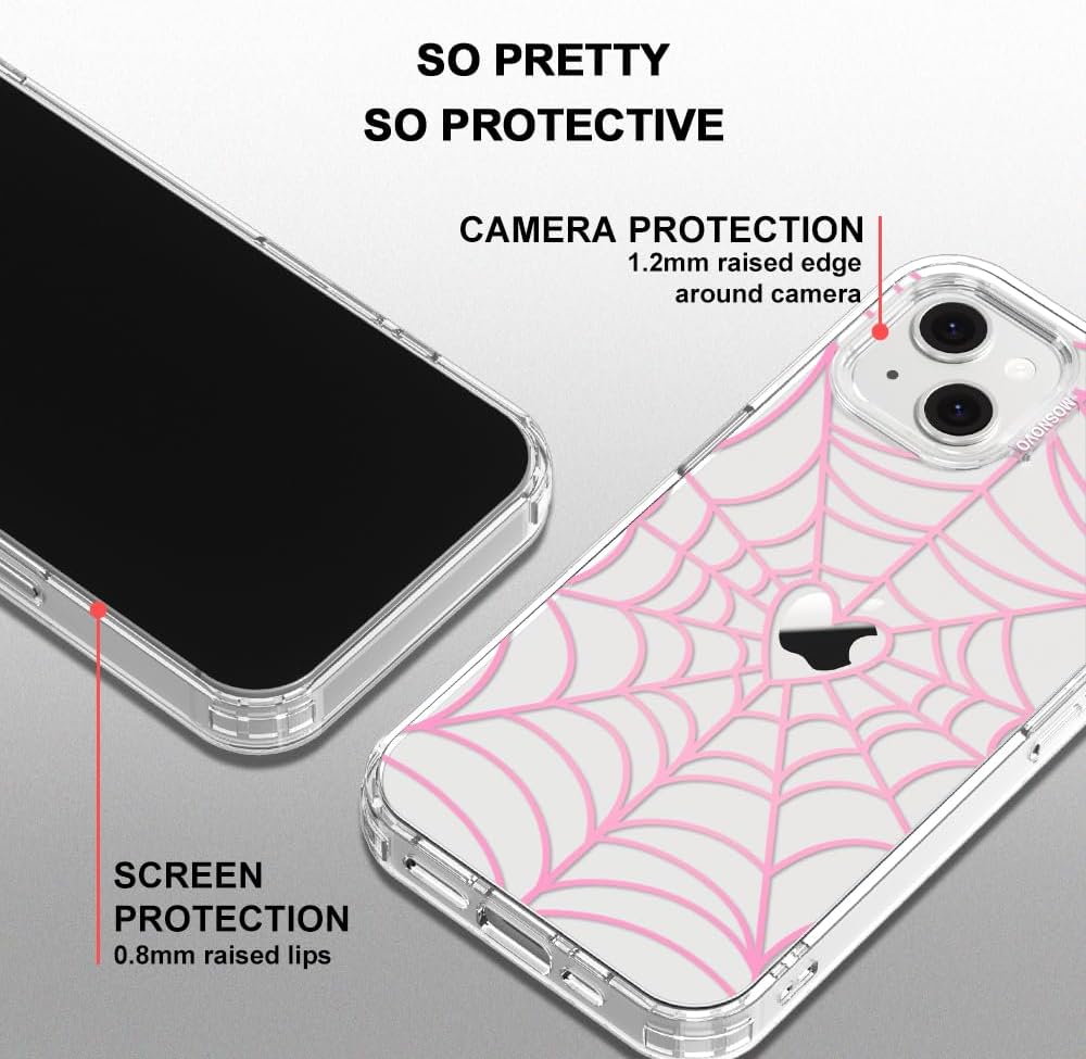 Case for iPhone 13 Pro Max, [Buffertech 6.6ft Military-Grade Drop Protection] [Anti Peel Off Tech] Clear TPU Bumper Phone Case Cover Design - Lemon - Colors D