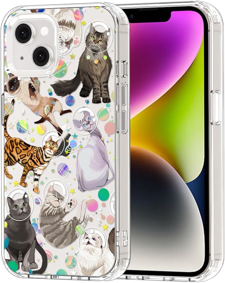 Case for iPhone 13 Pro Max, [Buffertech 6.6ft Military-Grade Drop Protection] [Anti Peel Off Tech] Clear TPU Bumper Phone Case Cover Design - Lemon - Colors D