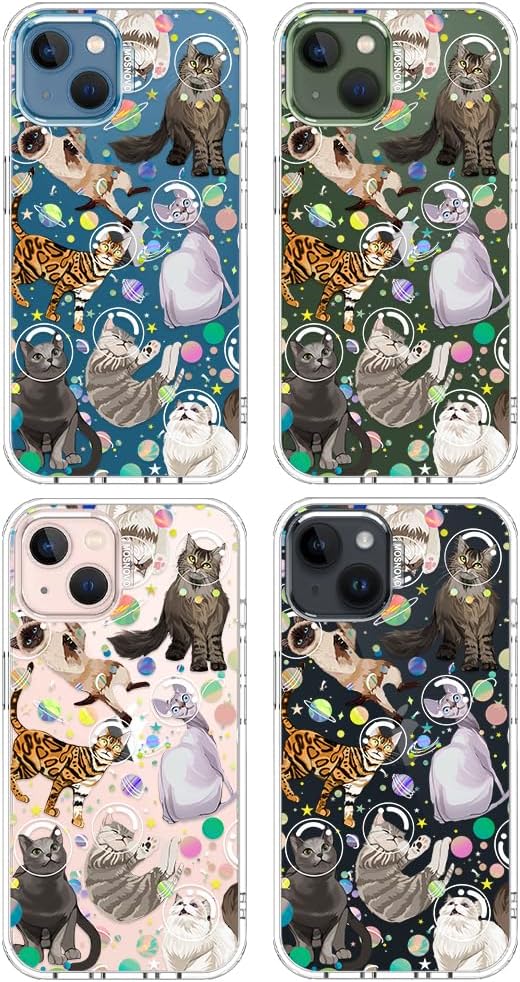 Case for iPhone 13 Pro Max, [Buffertech 6.6ft Military-Grade Drop Protection] [Anti Peel Off Tech] Clear TPU Bumper Phone Case Cover Design - Lemon - Colors D