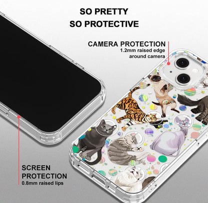Case for iPhone 13 Pro Max, [Buffertech 6.6ft Military-Grade Drop Protection] [Anti Peel Off Tech] Clear TPU Bumper Phone Case Cover Design - Lemon - Colors D
