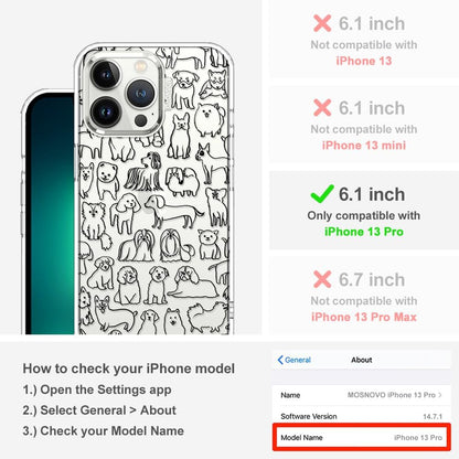 Case for iPhone 13 Pro Max, [Buffertech 6.6ft Military-Grade Drop Protection] [Anti Peel Off Tech] Clear TPU Bumper Phone Case Cover Design - Lemon - Colors D