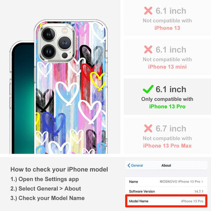 Case for iPhone 13 Pro Max, [Buffertech 6.6ft Military-Grade Drop Protection] [Anti Peel Off Tech] Clear TPU Bumper Phone Case Cover Design - Lemon - Colors D