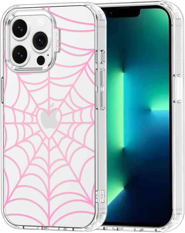 Case for iPhone 13 Pro Max, [Buffertech 6.6ft Military-Grade Drop Protection] [Anti Peel Off Tech] Clear TPU Bumper Phone Case Cover Design - Lemon - Colors D