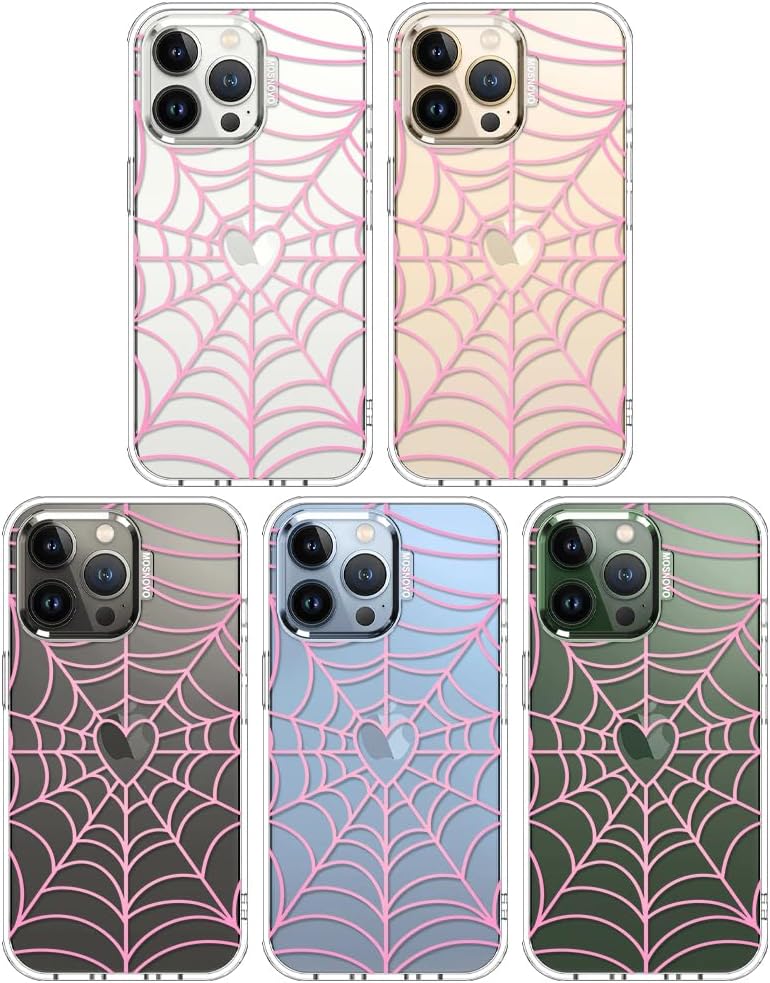 Case for iPhone 13 Pro Max, [Buffertech 6.6ft Military-Grade Drop Protection] [Anti Peel Off Tech] Clear TPU Bumper Phone Case Cover Design - Lemon - Colors D