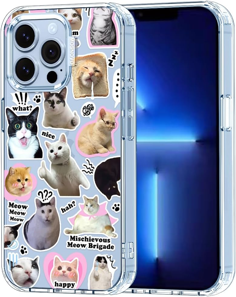 Case for iPhone 13 Pro Max, [Buffertech 6.6ft Military-Grade Drop Protection] [Anti Peel Off Tech] Clear TPU Bumper Phone Case Cover Design - Lemon - Colors D