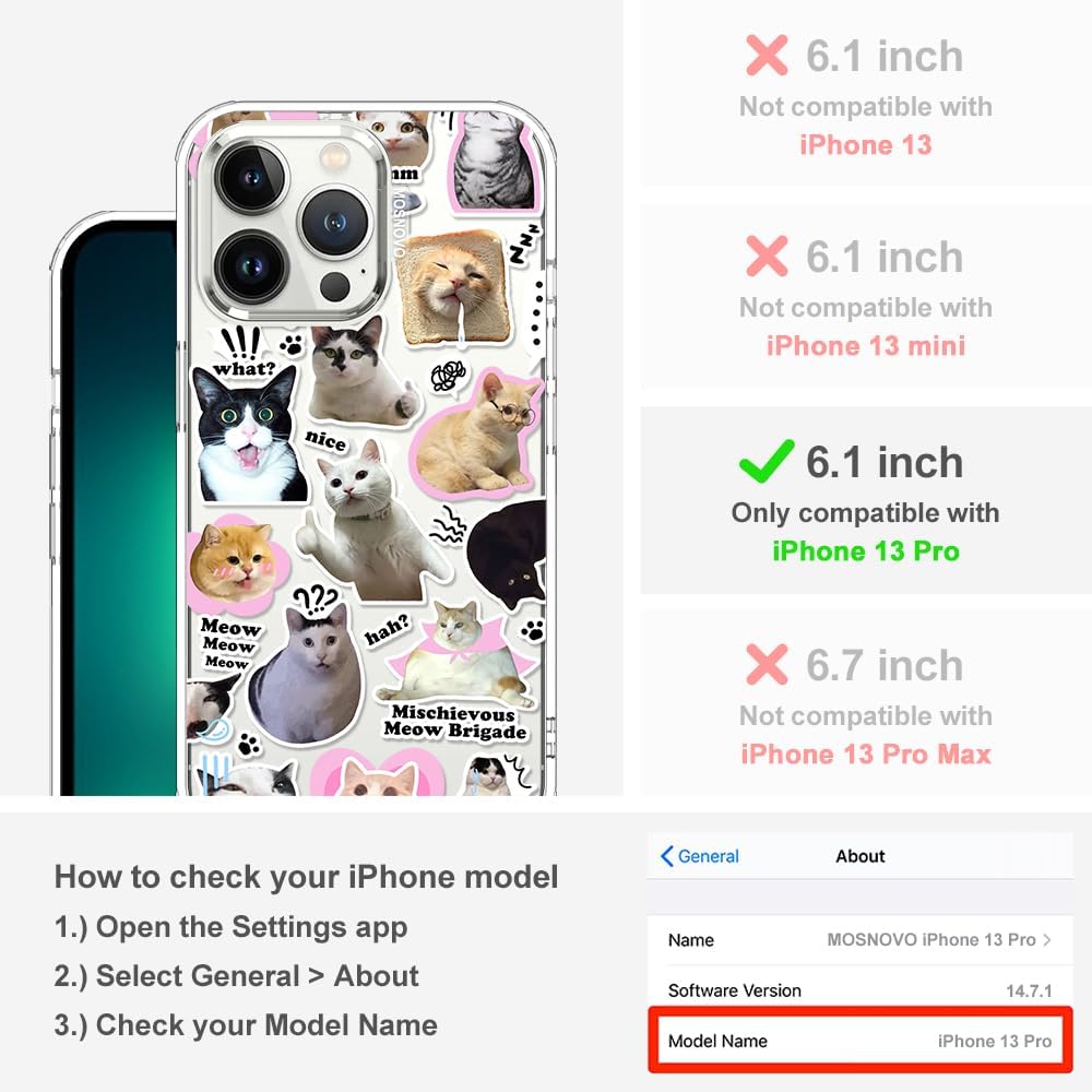 Case for iPhone 13 Pro Max, [Buffertech 6.6ft Military-Grade Drop Protection] [Anti Peel Off Tech] Clear TPU Bumper Phone Case Cover Design - Lemon - Colors D