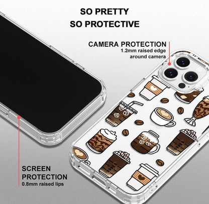 Case for iPhone 13 Pro Max, [Buffertech 6.6ft Military-Grade Drop Protection] [Anti Peel Off Tech] Clear TPU Bumper Phone Case Cover Design - Lemon - Colors D