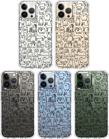 Case for iPhone 13 Pro Max, [Buffertech 6.6ft Military-Grade Drop Protection] [Anti Peel Off Tech] Clear TPU Bumper Phone Case Cover Design - Lemon - Colors D