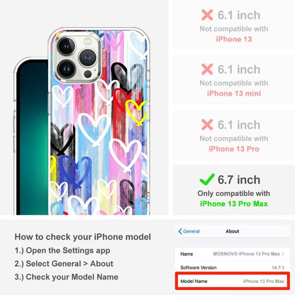 Case for iPhone 13 Pro Max, [Buffertech 6.6ft Military-Grade Drop Protection] [Anti Peel Off Tech] Clear TPU Bumper Phone Case Cover Design - Lemon - Colors D