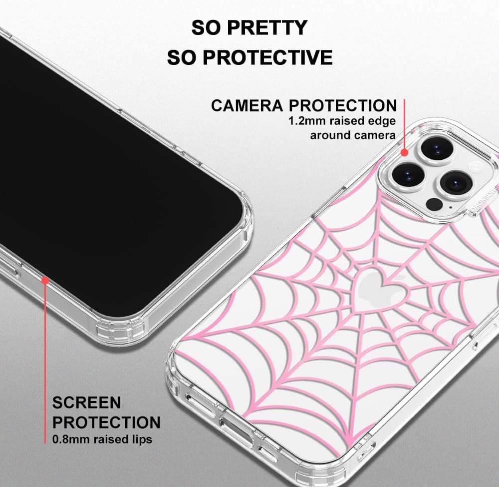Case for iPhone 13 Pro Max, [Buffertech 6.6ft Military-Grade Drop Protection] [Anti Peel Off Tech] Clear TPU Bumper Phone Case Cover Design - Lemon - Colors D