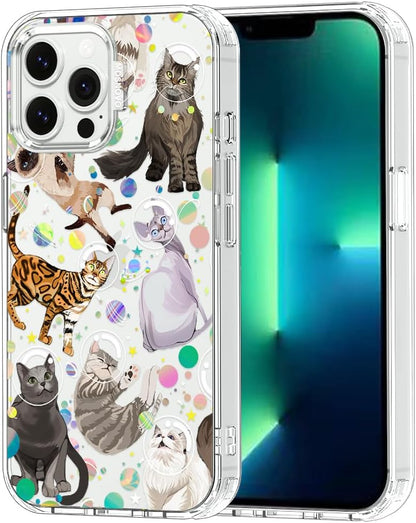 Case for iPhone 13 Pro Max, [Buffertech 6.6ft Military-Grade Drop Protection] [Anti Peel Off Tech] Clear TPU Bumper Phone Case Cover Design - Lemon - Colors D
