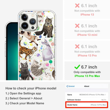 Case for iPhone 13 Pro Max, [Buffertech 6.6ft Military-Grade Drop Protection] [Anti Peel Off Tech] Clear TPU Bumper Phone Case Cover Design - Lemon - Colors D