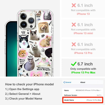 Case for iPhone 13 Pro Max, [Buffertech 6.6ft Military-Grade Drop Protection] [Anti Peel Off Tech] Clear TPU Bumper Phone Case Cover Design - Lemon - Colors D