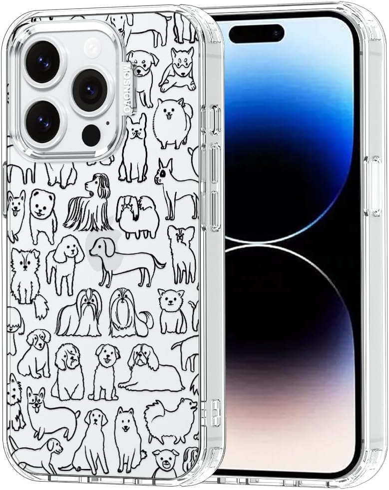 Case for iPhone 13 Pro Max, [Buffertech 6.6ft Military-Grade Drop Protection] [Anti Peel Off Tech] Clear TPU Bumper Phone Case Cover Design - Lemon - Colors D