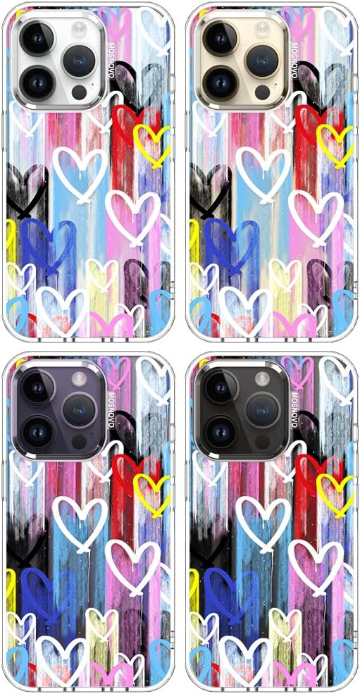 Case for iPhone 13 Pro Max, [Buffertech 6.6ft Military-Grade Drop Protection] [Anti Peel Off Tech] Clear TPU Bumper Phone Case Cover Design - Lemon - Colors D