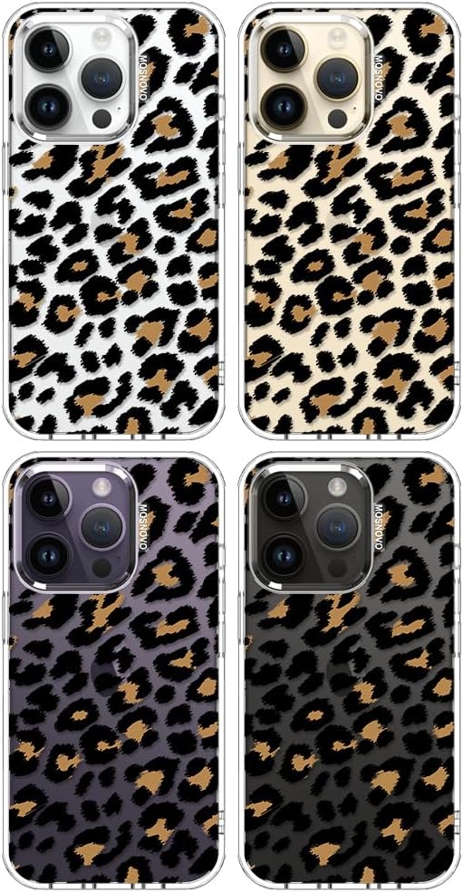 Case for iPhone 13 Pro Max, [Buffertech 6.6ft Military-Grade Drop Protection] [Anti Peel Off Tech] Clear TPU Bumper Phone Case Cover Design - Lemon - Colors D