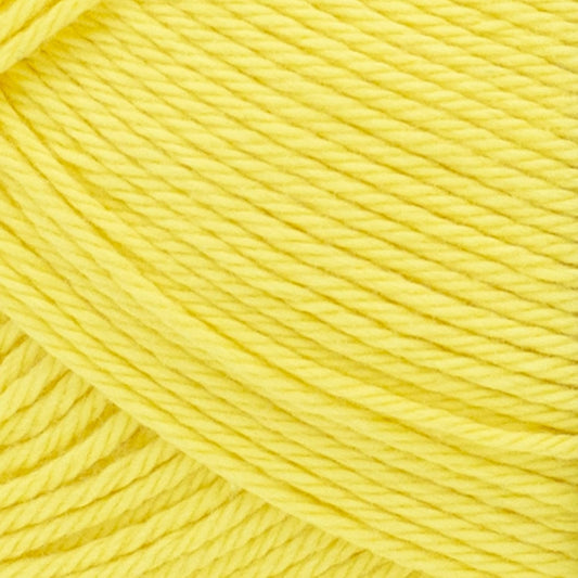 24/7 Cotton DK Crochet Yarn, Lemon Drop, Yellow, 3 Pack | Cotton Yarn for Knitting, Crochet, Crafts, Light Weight Fiber for Bags, Blankets, Soft Shawls, Summer Hats, Baby Clothes