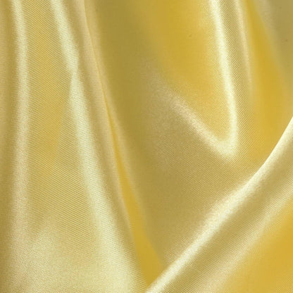 25 Pack | Yellow Seamless Satin Cloth Dinner Napkins, Wrinkle Resistant | 20"x20"