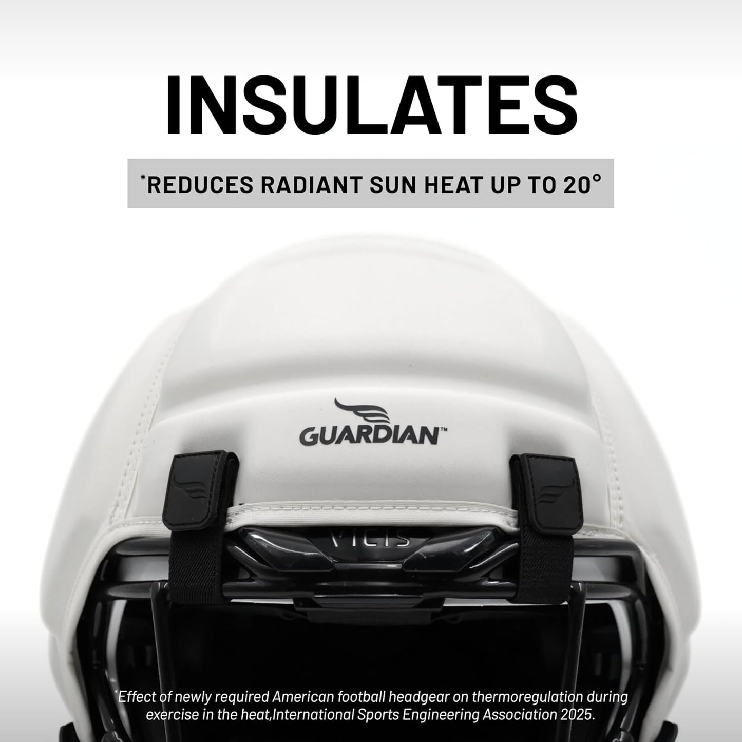 Cap 2.0 - Soft-Shell Helmet Cover for Football - Reduces Impact and Protects Helmets - One Size Fits All for Youth, High School and College Programs