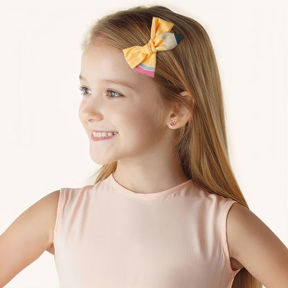 Back to School Hair Clips for Girls Pencil Hair Clips Cute Yellow Hair Bows Hair Accessories for Teacher Student First Day of School Gifts 2Pcs