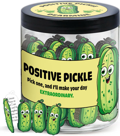 Positive Sunshine Jar - 60 Affirmation Cards, Emotional Support, Yellow - Sunflower - Sunshine Gifts, Stocking Stuffers, Human Sunshine Gift For Women, Cowokers, Friends, Teens