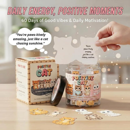 Positive Sunshine Jar - 60 Affirmation Cards, Emotional Support, Yellow - Sunflower - Sunshine Gifts, Stocking Stuffers, Human Sunshine Gift For Women, Cowokers, Friends, Teens