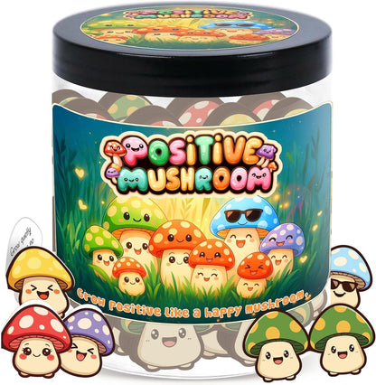 Positive Sunshine Jar - 60 Affirmation Cards, Emotional Support, Yellow - Sunflower - Sunshine Gifts, Stocking Stuffers, Human Sunshine Gift For Women, Cowokers, Friends, Teens