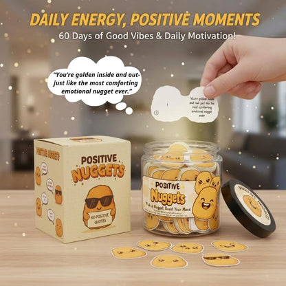 Positive Sunshine Jar - 60 Affirmation Cards, Emotional Support, Yellow - Sunflower - Sunshine Gifts, Stocking Stuffers, Human Sunshine Gift For Women, Cowokers, Friends, Teens