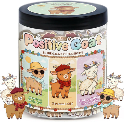 Positive Sunshine Jar - 60 Affirmation Cards, Emotional Support, Yellow - Sunflower - Sunshine Gifts, Stocking Stuffers, Human Sunshine Gift For Women, Cowokers, Friends, Teens
