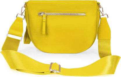 Spacious Nylon Crossbody Bag Bum Bag Handbags Purses for Women | Large crossbody bags shoulder bag,Lightweight diaper bag mom bag,fanny pack crossbody for women,Trendy wallets purses