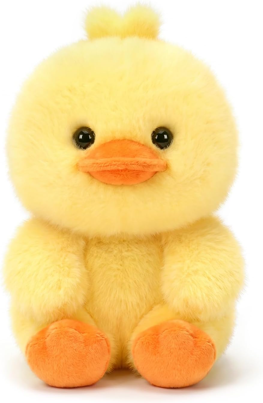 Palm-Sized Duck Stuffed Animals Cute Soft Plush Doll Small Plushies Toys Gifts for Kids Yellow 6 inch