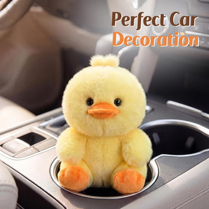Palm-Sized Duck Stuffed Animals Cute Soft Plush Doll Small Plushies Toys Gifts for Kids Yellow 6 inch