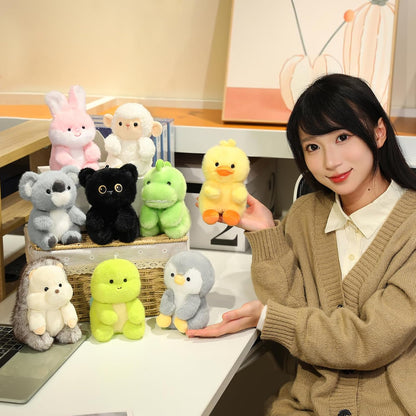 Palm-Sized Duck Stuffed Animals Cute Soft Plush Doll Small Plushies Toys Gifts for Kids Yellow 6 inch
