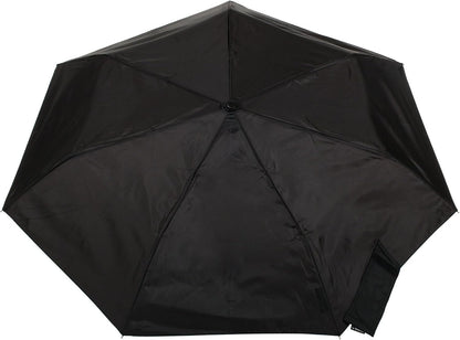 Automatic Open Close Water-Resistant Travel Folding Umbrella, (Black)