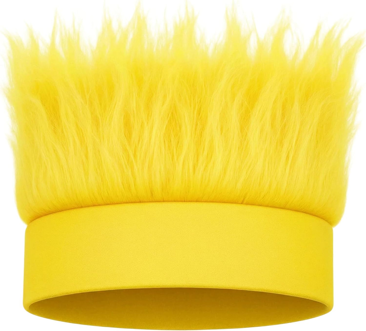 Hairy Headband Wig, Crazy Hat Funny Wigs Party Costume Accessories | Lightweight funny wig headband with upright fluffy hair for Crazy Hair Day, Spirit Week, costume parties, sports and cosplay
