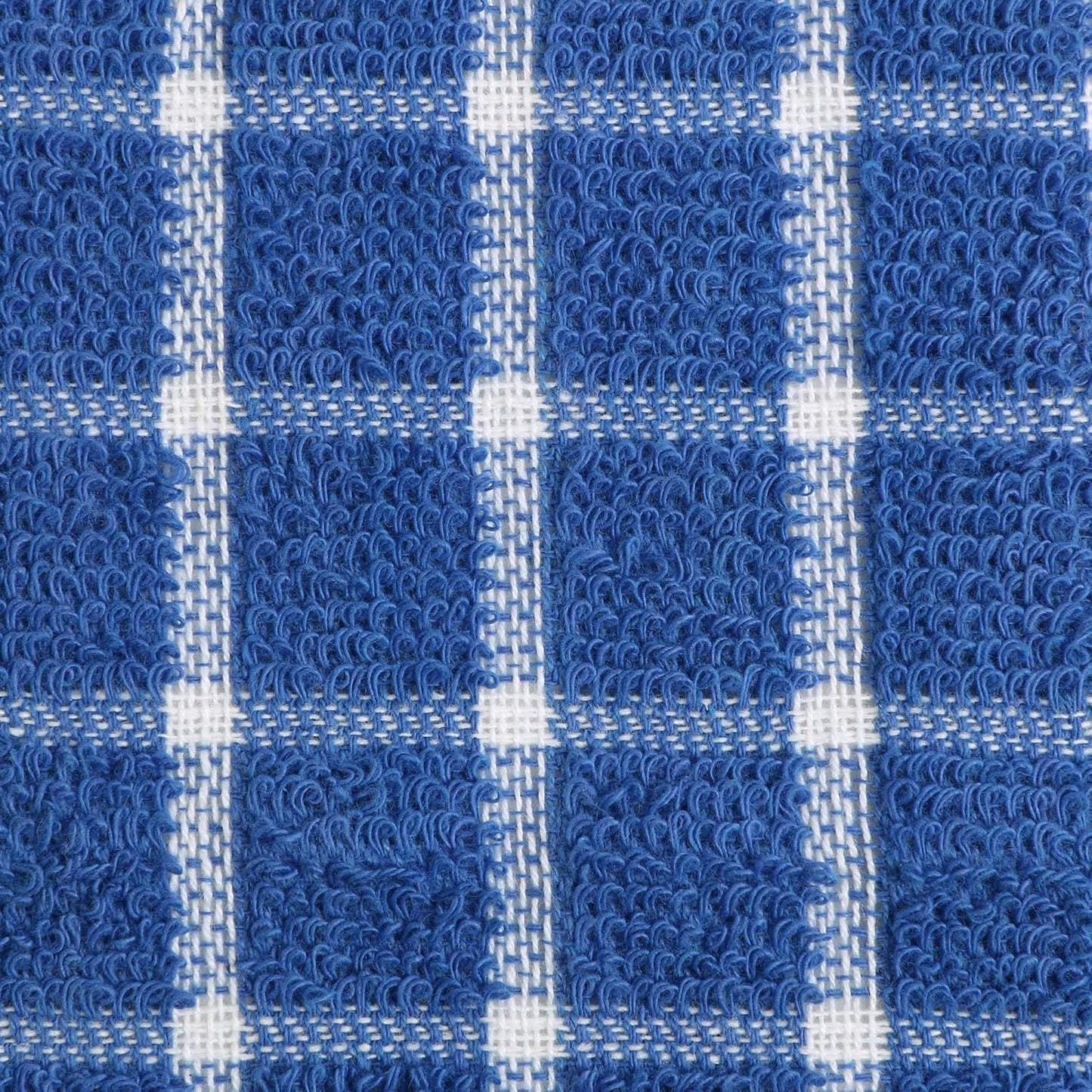 Basic Terry Collection Windowpane Dishcloth Set, 12x12, Yellow, 6 Piece