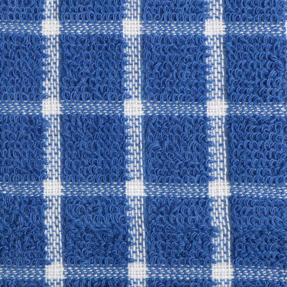 Basic Terry Collection Windowpane Dishcloth Set, 12x12, Yellow, 6 Piece