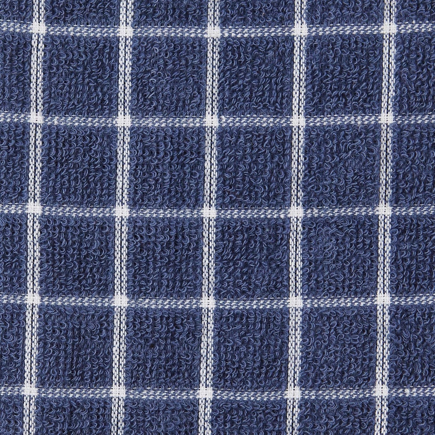 Basic Terry Collection Windowpane Dishcloth Set, 12x12, Yellow, 6 Piece