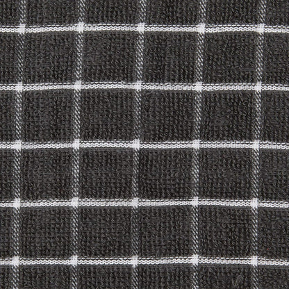 Basic Terry Collection Windowpane Dishcloth Set, 12x12, Yellow, 6 Piece