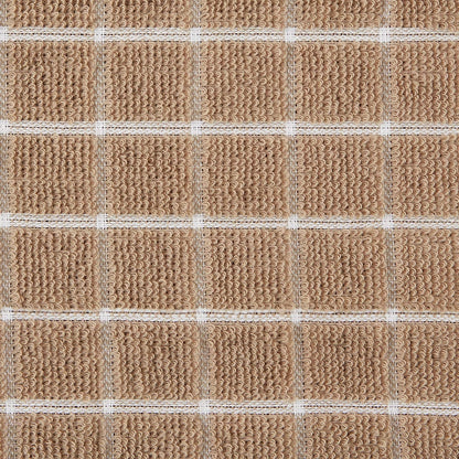 Basic Terry Collection Windowpane Dishcloth Set, 12x12, Yellow, 6 Piece