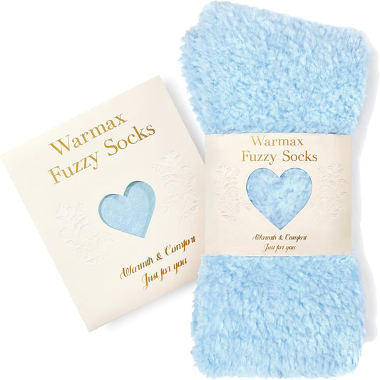 Fuzzy Socks in Envelope Gift Package, Ultra-Soft Plush Cozy Gift for Women | A thoughtful gift for women; With ultra-soft fuzzy socks; Envelope Gift Package; Ready to Gift