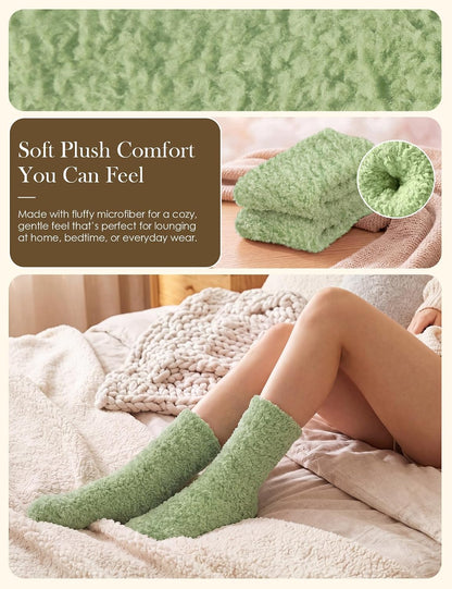 Fuzzy Socks in Envelope Gift Package, Ultra-Soft Plush Cozy Gift for Women | A thoughtful gift for women; With ultra-soft fuzzy socks; Envelope Gift Package; Ready to Gift